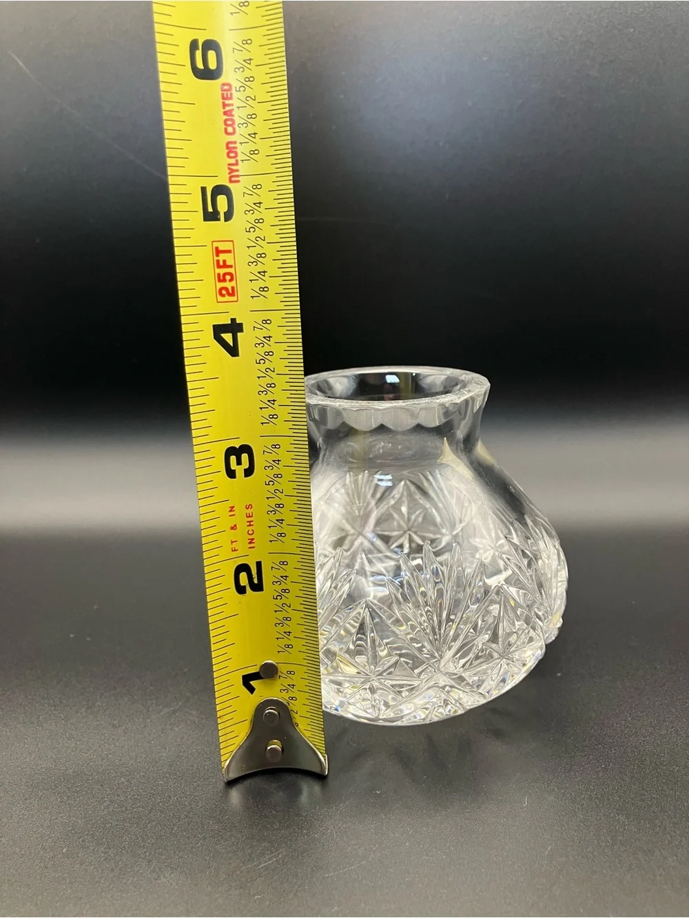 Edinburgh Crystal Small Posy Cut Glass Vase